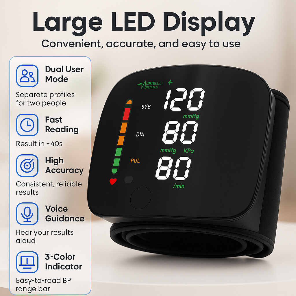 PressureGone™ Blood Pressure Monitor